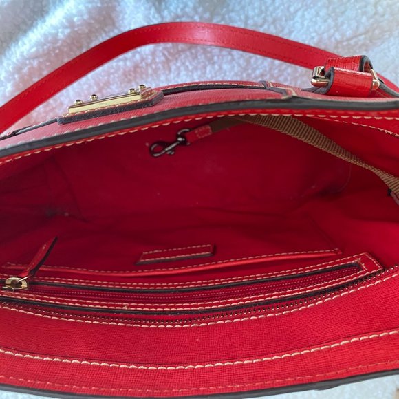 Dooney & Bourke Red Lexington Bag - Picture 2 of 3
